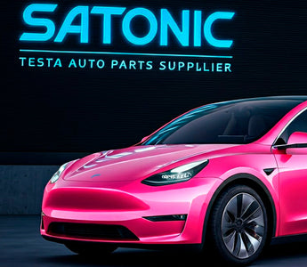 Enhance Your Tesla Experience with the SATONIC 8.66-Inch Rear Entertainment Screen