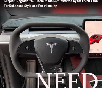 Upgrade Your Tesla Model 3/Y with the Cyber Trunk Yoke for Enhanced Style and Functionality