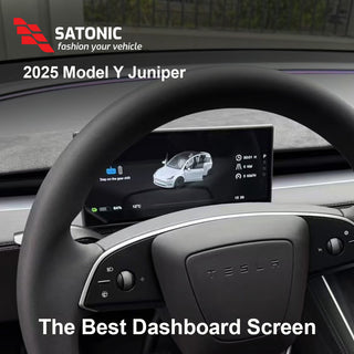 SATONIC 8.9” Multi-Function CarPlay Display – The Perfect Upgrade for the 2025 Tesla Model Y Juniper