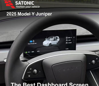 SATONIC 8.9” Multi-Function CarPlay Display – The Perfect Upgrade for the 2025 Tesla Model Y Juniper