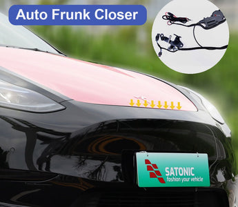 V2 Frunk Auto Soft closer installation - SATONIC