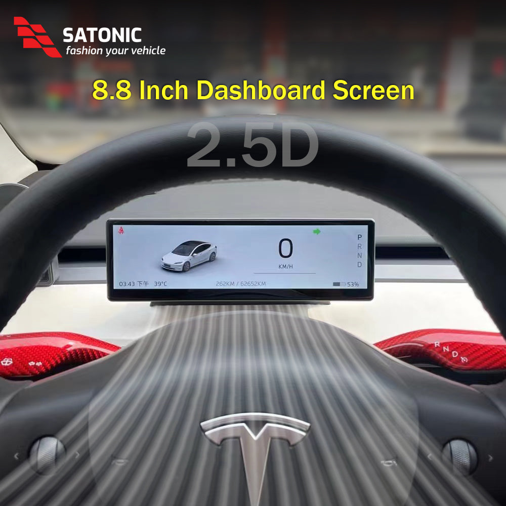 Tesla Model 3 & Y 8.8 inch Carplay Dashboard Screen