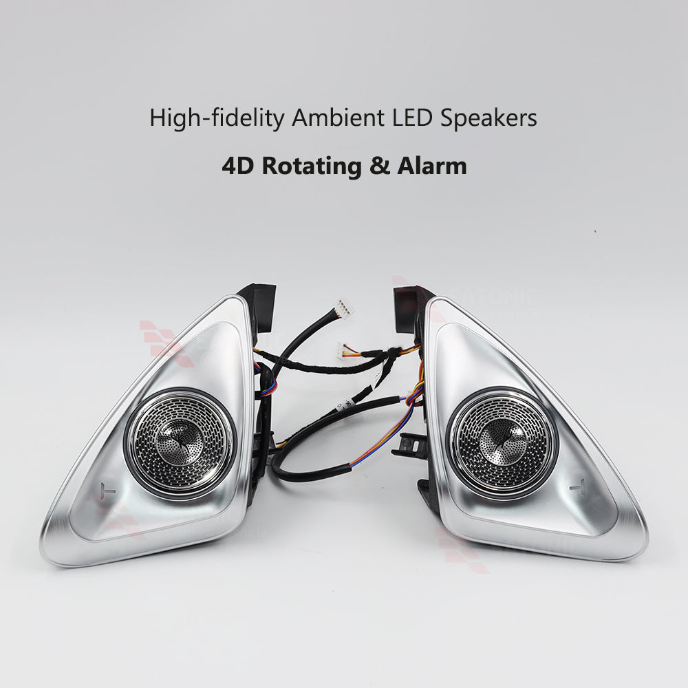 4D Rotating Ambient LED Speaker for Tesla Highland 3 Model 3 & Y