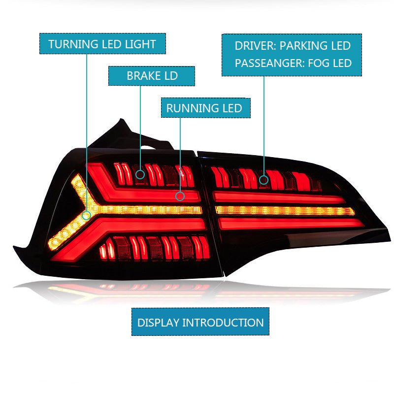 Model 3 & Y Fishbone Tail Light LED - SATONIC