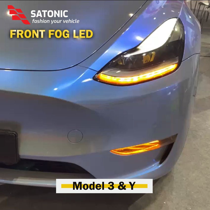 Model 3 & Y Front Fog LED Light - SATONIC