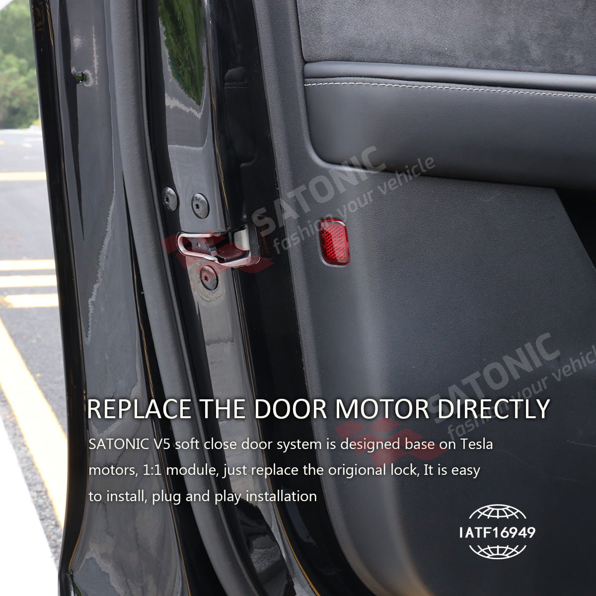 Model 3 & Y Soft Close Door System V5 - SATONIC