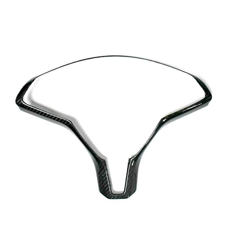 Model S Carbon Fiber Steering Wheel Full Cover - SATONIC