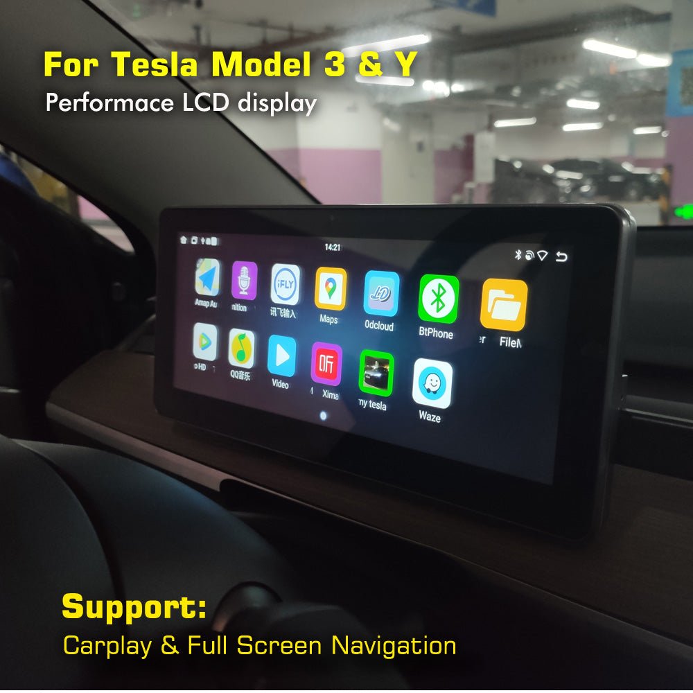 Model Y & 3 10.2'' Wireless Carplay Screen - SATONIC