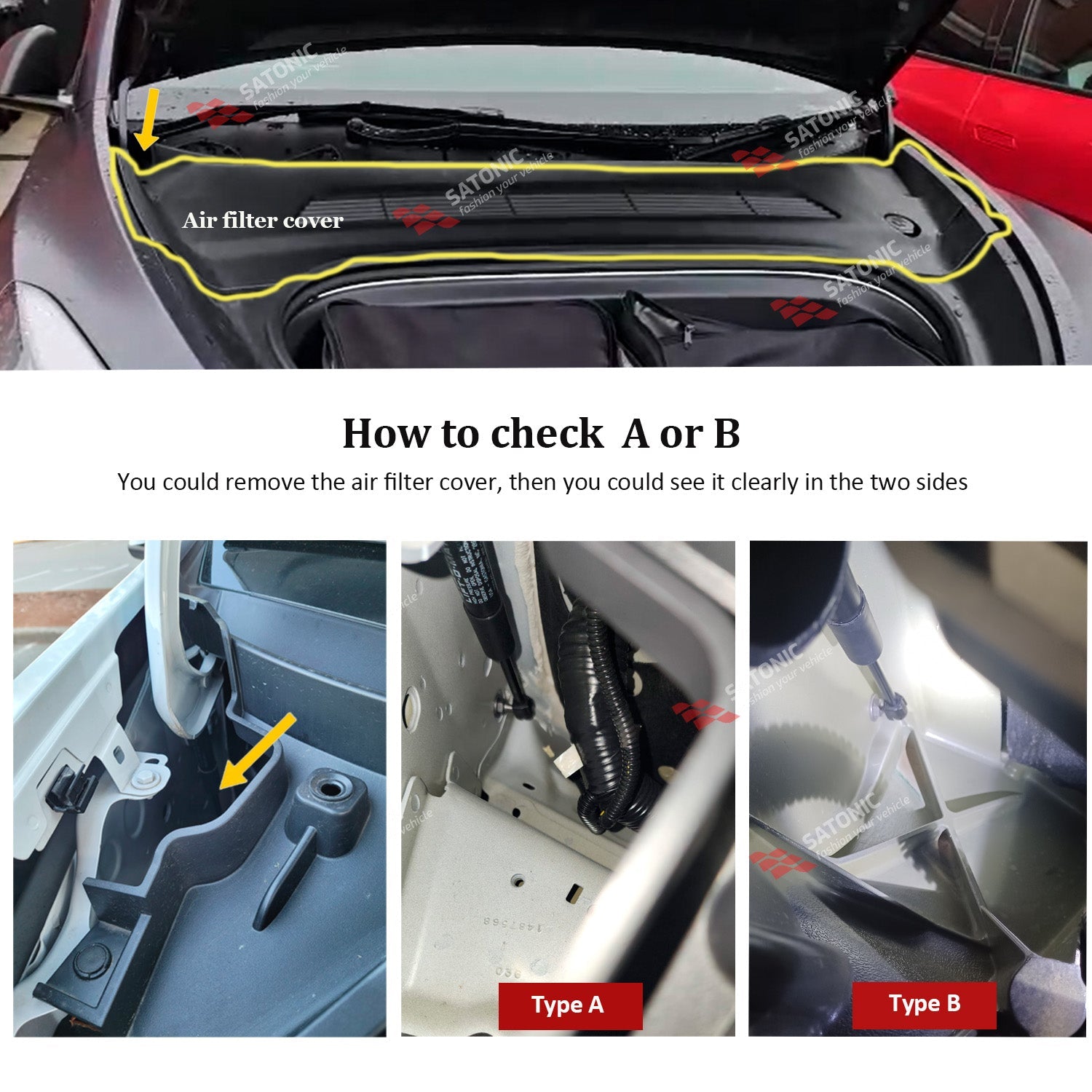 Model Y & 3 Auto Power Frunk V6S (Free Frunk LED) - SATONIC